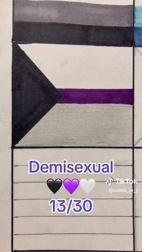 Drawing Pride Flags: Demisexual Representation Pt. 13