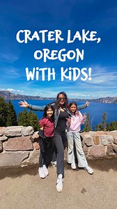 Crater Lake with kids. Go! • Dramamine for curvy roads there • Bring layers even in the summer • Trolley tour makes it educational • Last trolley departs at 3pm • Bring binoculars • Bring snacks (2 hour duration) • Hold little ones’ hands especially if they’re prone to messing around near steep dropoffs 😂😬 #craterlake #oregon #pnw #craterlakenationalpark #nationalparks #pnwlife #oregonoutdoors #canzanosisters | Anna Canzano