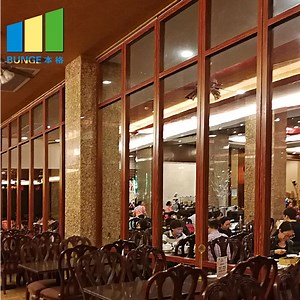 [Hot Item] Aluminum Frameless Partition Movable Office Partition Wall / Glass Wall Partition