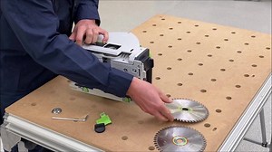 Festool radzi: Jak w prosty i szybki sposób wymienić tarczę pilarską w zagłębiarce TS 55? | Festool