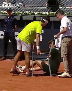All the drama 🫢 Thiago Seyboth Wild saves 5 match points before a nasty Luca Nardi fall in the most dramatic of endings! | Tennis TV