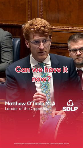 18 reactions | The draft Programme for Government is light on substance, and fails to mention key areas including the establishment of an independent Environmental Protection Agency and the appointment of an Irish Language Commissioner. The public deserves better. | Social Democratic and Labour Party | Facebook