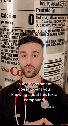 TOXIC CHEMICAL IN DIET COKE!! 🥤❌💀 #weightloss #fatloss #nutrition #fitness | Nutrition Explained