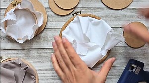 Backing for Finishing Embroidery Hoop - Made of Wood - Sizes 7cm (2 3/4") or 10cm (4") - Etsy