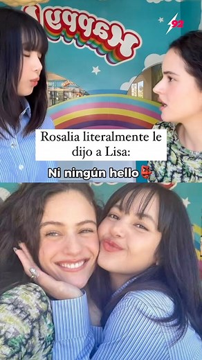 😂#Lisa hablando español es ✨ICONIC✨ Rosalia the best teacher 😂❤️ #humor #motomami #BlackPink #meme #latinos #orgullolatino #kpop | Studio92