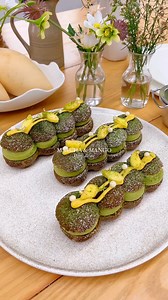 A tropical twist on a classic! 🥰 This Matcha Mango Paris-Brest by @soohyunlees is filled with creamy mango-lime curd, airy matcha diplomat cream, and fresh, juicy mangoes 🥭The earthy matcha meets sweet, sun-kissed mangoes, making each bite a refreshing and indulgent treat! ✨ . . . #pastryart #pastrychef #pastry #pastryporn #pastrychefs #pastrychefsofinstagram #pastrycheflife #pastrylove #pastrylover #pastrypassion #pastrylife #pastryarts #pastryinspiration #instapastry #patisserie #patisseries