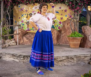 Luisa from Disney Animation’s “Encanto” at Disneyland Park
