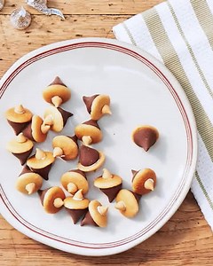 Grow closer together making KISSES Acorn Treats. | HERSHEY'S