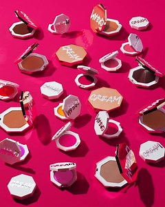 3.4K views · 364 reactions | Now that we have your attention... Our CHEEKS OUT COLLECTION Cream Blush and Cream Bronzer is comin’ to bounce  on that skin to getchu right in natural looking FENTY FACE FRESH-ness! ⁣✨ ⁣ Available April 17 at fentybeauty.com | fentybeauty | Facebook