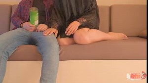 My StepSister Didn't Know That I Put My Dick In A Box Of Chips And Gave It To Her! Fucked her and cum in pussy