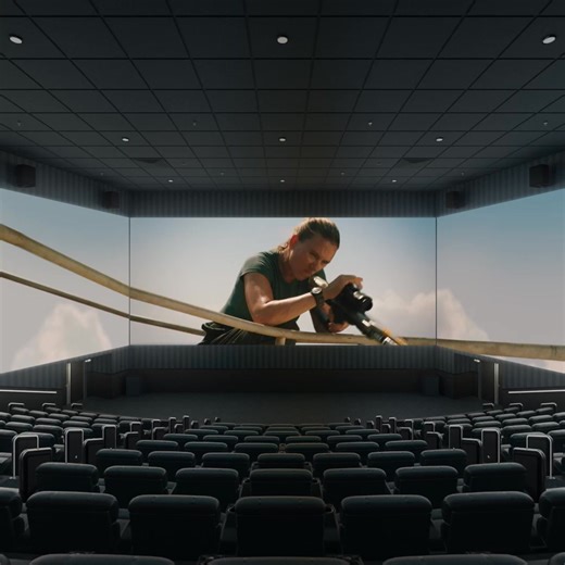 ScreenX is a revolutionary panoramic format that expands the film across three walls—left, center, and right—for 270° of nonstop action. Jurassic World: Rebirth takes full advantage, unleashing dinosaurs from every direction for the most immersive Jurassic experience ever | ScreenX