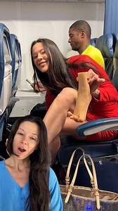 Foot prank inside the plane! 🤯 This video was produced by Network Media and Polina G. | Silly Skits & Sentimental Scenes