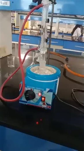Reflux Condenser🌡️⚗️ Science Experiment 🥼🥽 Distillation🧪 Solvent Recovery....#science#experiment