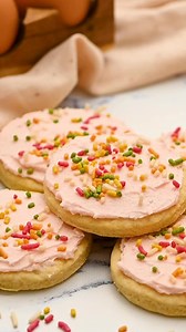 1.8K views | Homemade Frosted Sugar Cookies!  SWEET ⬇ for the full recipe! Take a bite of spring with these cookies—soft, sweet, and oh-so-delicious!  #sugarcookies #homemadedesserts #frostedcookies #easyrecipes #easydesserts #springdesserts #springrecipes #easybaking #dessertideas #AllThingsMamma | All Things Mamma | Facebook