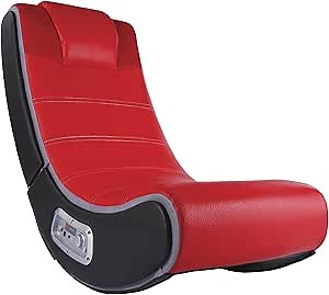 X Rocker, 51280, V-Rocker SE Red Mesh with Gray Mesh Sides, 26 x 18 x 27, Red/Gray