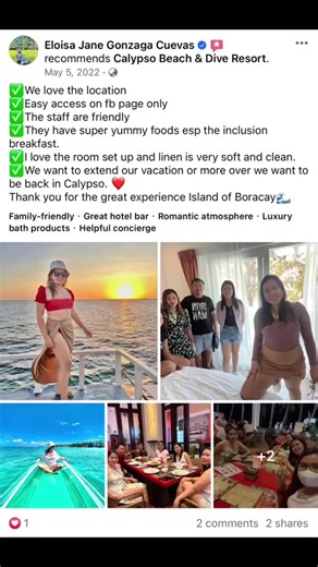 #guestsfeedback #grateful #calypso | Calypso Beach & Dive Resort