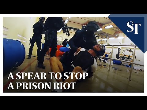 A SPEAR to stop a prison riot | The Straits Times