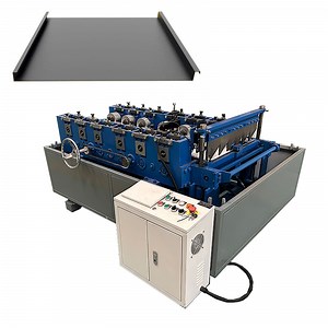 [Hot Item] Full Automatic Standing Seam Metal Panel Self Lock Seaming Roofing Sheet Roll Forming Machine