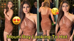 134K views · 6.7K reactions | Oh La la Mouni Roy So Attractive & Hot In Chocolate Dress Captured by Media at Her Restaurant Badmaash | Varinder Chawla | Facebook