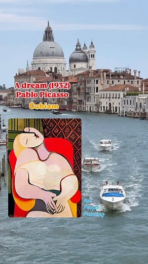 #LeRêve (1932) #pablopicasso #cubism #privatecollection #grandcanalvenice Repost #artpeopleandpainting | Art People and Painting