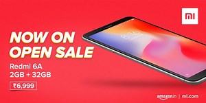 Xiaomi Redmi 6A 32GB Storage Model Now on Open Sale in India