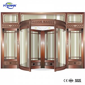 [Hot Item] 2 Wings Automatic Revolving Door Hotel Gate Revolving Door