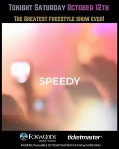1.3K views · 27 reactions | Hello, Connecticut! *TONIGHT* Saturday Night October 12th the Greatest Freestyle Show Ever! Is Back! The Freestyle Free for All Tour. 7:00 Pm at Foxwoods Resort Casino Ledyard, Ct. For Tickets > bit.ly/3KuOklC | Johnny O | Facebook
