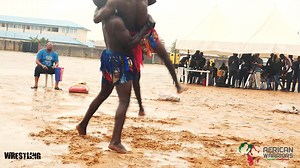 27 reactions | Rain or shine we do what we do  Bashiru takes Obinna's back and lands a nasty bodyslam in their wrestling bout  | African Warriors Fighting Championship | Facebook