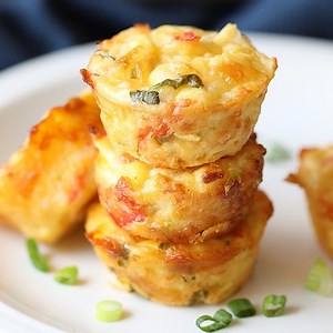 🖨 Recipe --> https://bellyfull.net/crustless-crab-quiche/ Crustless Mini Crab Quiches are a great low calorie, low carb snack or appetizer! | Belly Full