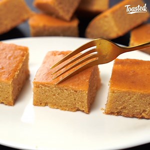 Condensed milk cake recipe | Easy condensed milk cake recipe | Toasted