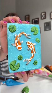 Edible Koi fish Cookie❤️🐠 recipes and more link in bio #cookiedecorating #satisfying