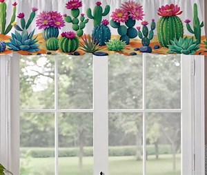 Summer Ocean Beach Kitchen Curtains Nautical Coastal Small Short Cafe Curtain Bathroom Window Seascape Hawaiian Floral Tropical Sea Drapes Window Treatment Tiers 26x36 Inch Curtains 2 Panels