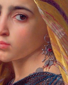 William-Adolphe Bouguereau (1825-1905) William-Adolphe Bouguereau was born in November 1825 in an ordinary family of olive and wine merchants, in the French town of La Rochelle. It seemed that he was destined to continue the glorious traditions of the family business. But thanks to a relative - the priest Uncle Eugene, the boy had the opportunity to study. In high school, the talent of the future artist of genius was quickly noticed. William continued his further studies in Bordeaux, at the Roya