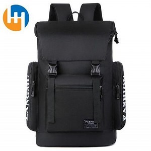 HUAHUA backpacks for men and women computer bags Black