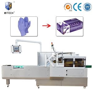 [Hot Item] Automatic Disposable Gloves/Bulb Cartoning Box Wrapping Flow Packaging Packing Filling Sealing Machine