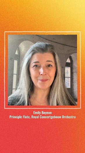 We are proud to announce that Emily Beynon, Principle Flute of the Royal Concertgebouw Orchestra, shares her support for our work: "Please help this work, which inspires and supports musicians to use the power of music to create positive change in their communities." Thank you Emily Beynon for this supportive and inspiring video! Support our work, donate now through the link in bio. #supportthepowerofmusic #musicianswithoutborders #EmilyBeynon | Musicians Without Borders
