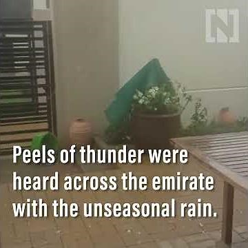 Eid sees crazy hailstones in Dubai