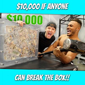 7.9K views · 135 reactions | $10,000 if anyone can break the box! | JustDustin | Facebook