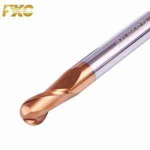 [Hot Item] High Precision HRC55 Carbide Tisin Coated Ball Nose End Mill CNC Cutter