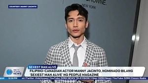 1.6K views | Filipino-Canadian actor Manny Jacinto, nominado bilang ‘Sexiest Man Alive’ ng People magazine #MBCTVNetworkNews | DZRH News Television | Facebook