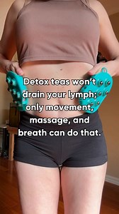 54K views · 277 reactions | Detox teas… Detox teas flush your bowels, not your lymph. That’s why the bloat always comes back. Lymph only moves when YOU move it. Gloves + cream, 2 minutes a day, open the pathways so real detox can happen. Stop wasting money, start fixing the real problem.  Comment BoobCamp to join 20,000+ women or join Boob Chat in our profile. #LymphaticHealth #BooBCamP #ChelseyJean #NaturalHealth #lymphaticmassage | Chelsey Jean Lymphatics | Facebook