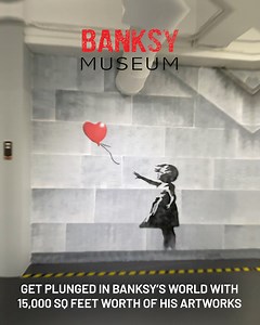 40K views · 390 reactions | 朗 Immerse Yourself in Banksy's World! NYC Museum invites you to celebrate the legacy of the iconic street artist. Now Open!  | Fever | Facebook