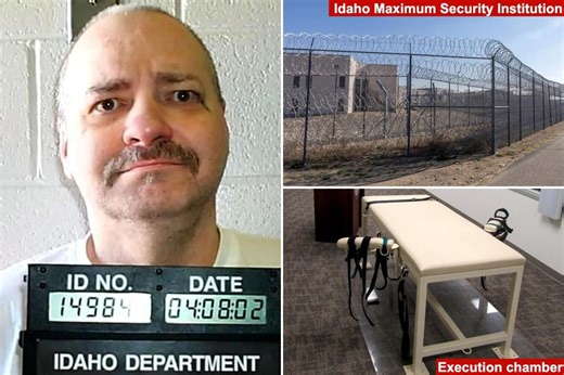 Serial killer on death row for decades in Idaho finally faces execution after winning unlikely support for clemency