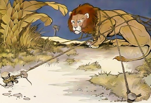 The Lion and The Mouse - Fables of Aesop