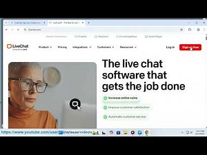 Strip chat: How to perform LiveChat sign up?