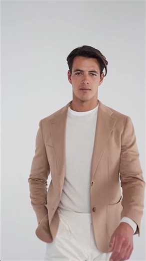 Pini Parma Camel Jacket - Made in Italy