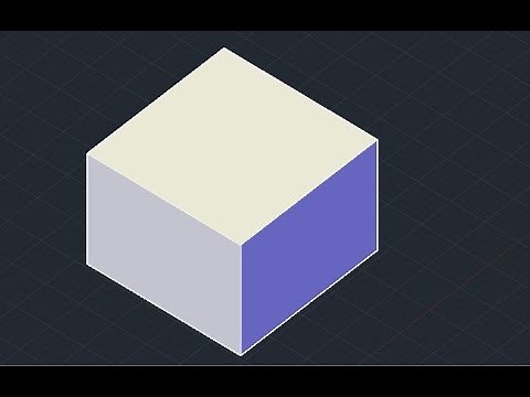 Make a 3D Cube using AutoCad 2014