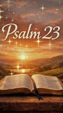 Psalm 23 Sung 🎶 | Peace, Faith & Trust in God