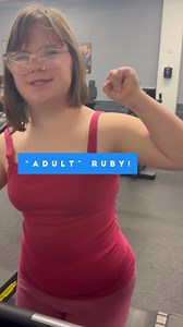 113K views · 3.1K reactions | I could get used to “Adult Ruby” hanging around the house 藍❤️ #rubysrainbow #rubyworksout | RubysRainbow.org | Facebook