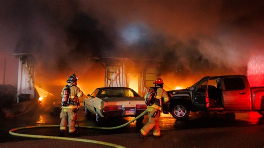 Firefighters battle two working fires in three hours around Hanover area Monday night